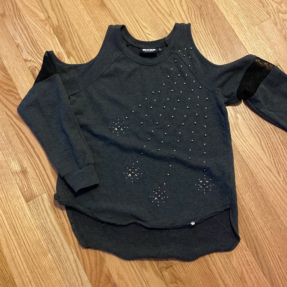 Star Wars cold shoulder sweater.